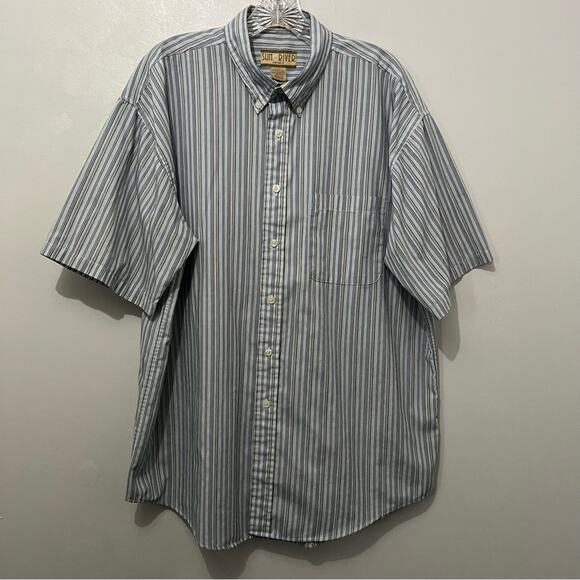 Sun River Clothing Co. Other - Sun River Striped Chest Pocket Button Down Shirt | Men’s Size Large